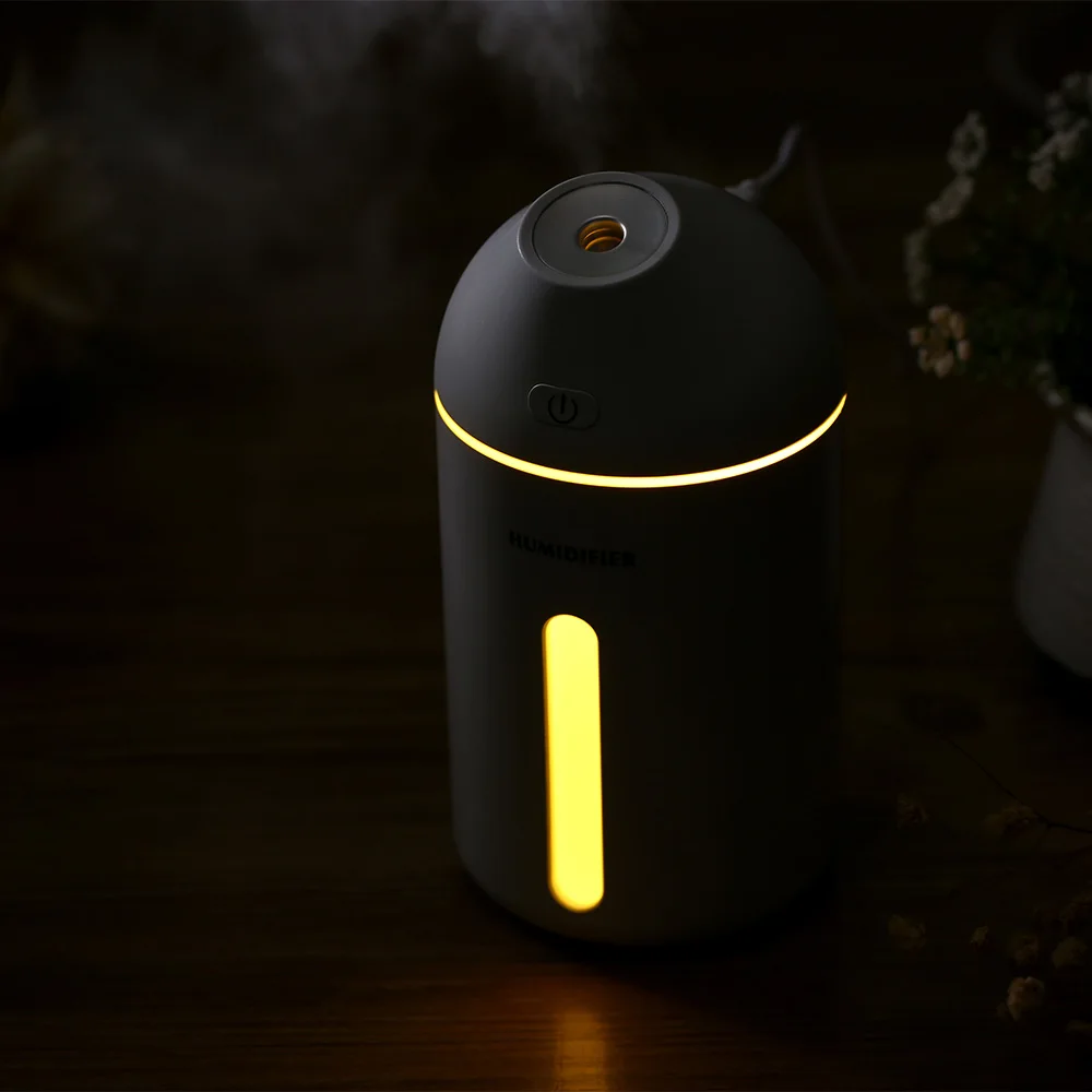 320 мл ультразвуковой увлажнитель воздуха Автомобильный маленький USB диффузор