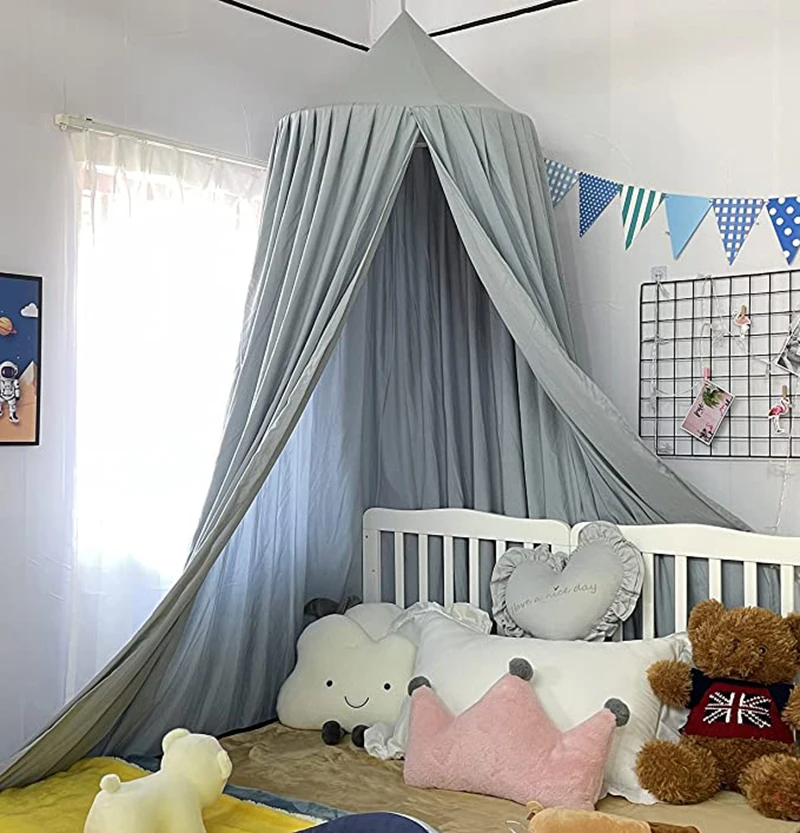 Купольная москитная сетка внутри очень большая детская кровать палатка навес