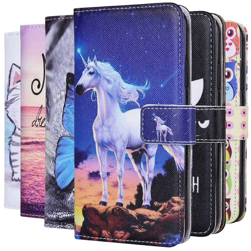 Чехол для Xiaomi Mi A3, M1906F9SH, M1906F9SI, 6,01 дюйма, мультяшный чехол для Xiaomi A3, чехол MiA3, кожаный чехол-книжка с бумажником и подставкой