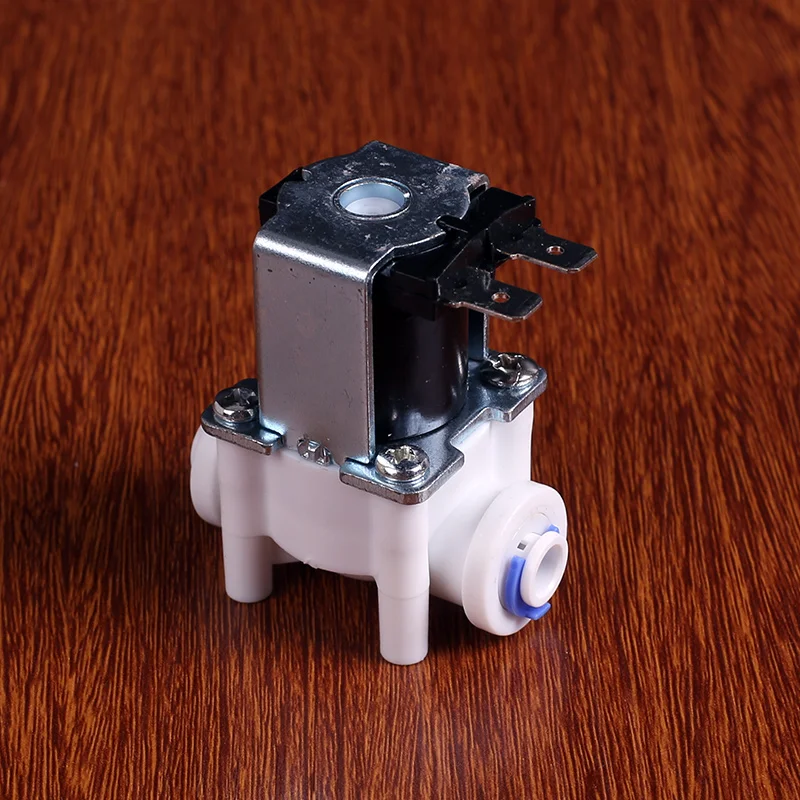 Пластиковый Соленоидный клапан 1/4 'ɳ/8'' OD PE трубка NC Электромагнитный 24V DC