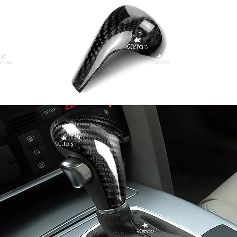 Углеродная крышка рычага переключения передач для Audi A4 A5 Q5 A6 S6 A7 S7 Q7 A3 S3 ручки из