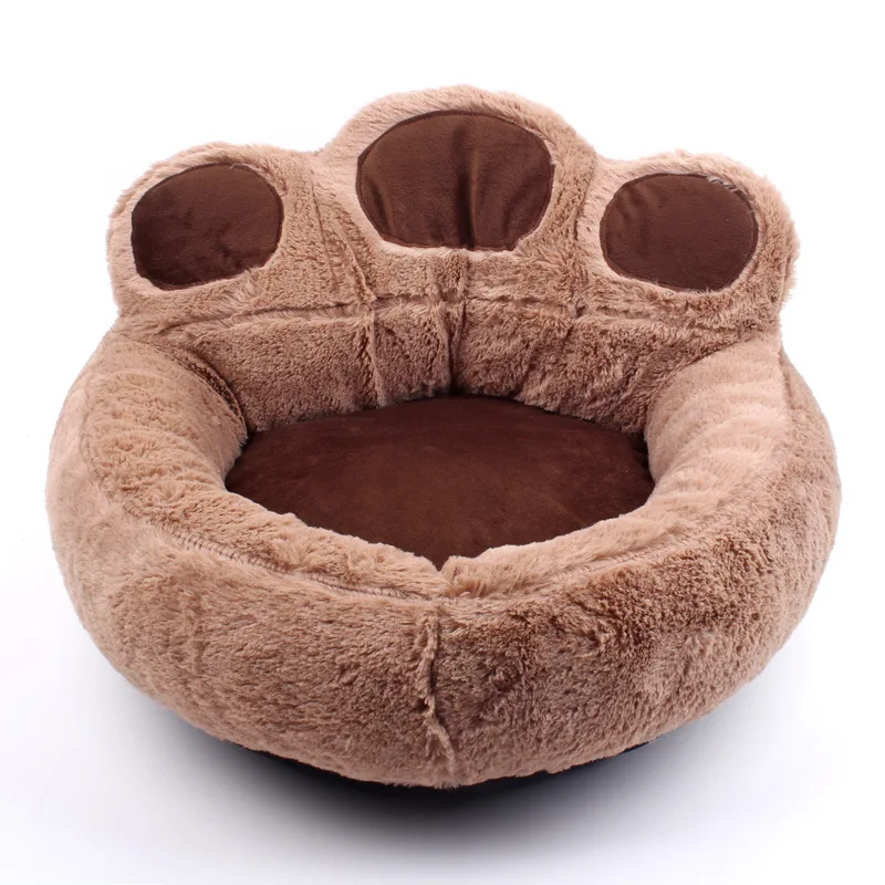 

Dog Sofa Bed Sofa Short Plush Nest Pet Winter Warm Sleep Mat Lovely Bear's Paw Style Chihuahua Doghouse Puppy Kitten Accessories