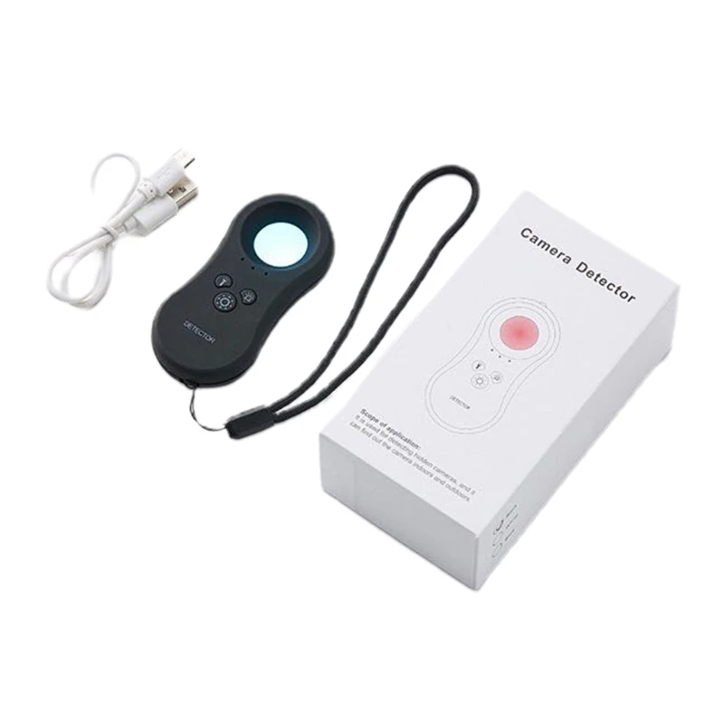 Anti-Spy Detector Infrared LED Find Hidden Camera Tracker Anti-eavesdropping detector positioning in hotels enlarge