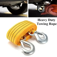 3t hook rop truck high strength front rear nylon racing tow towing strap portable emergency tools accessories multifunction