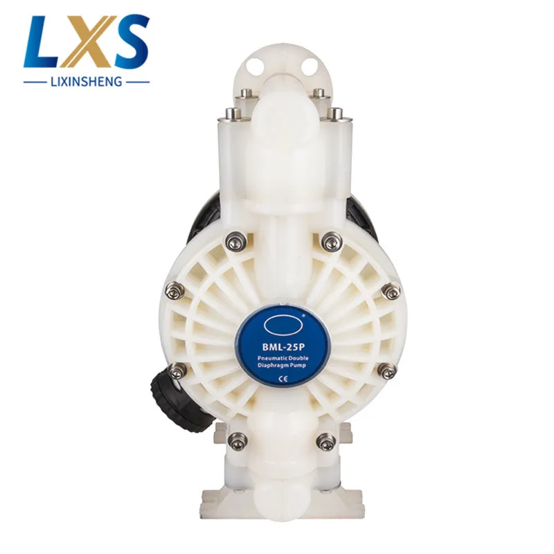 BML 25P двухсторонний пневматический диафрагменный насос 159L/мин PTFE циркуляционный