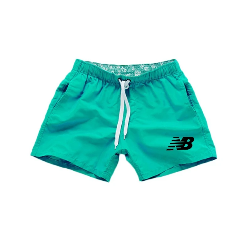 

2021 New NB Summer Men's Casual Shorts Beach Shorts Stretch Waist Sports Shorts 3XL