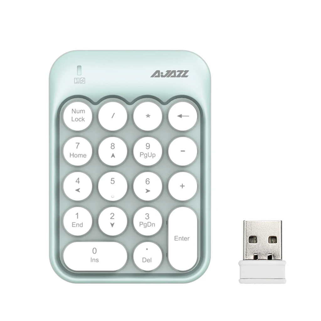 Цифровая клавиатура 18 клавиш 2 4G беспроводной USB номер Pad Клавиатура для