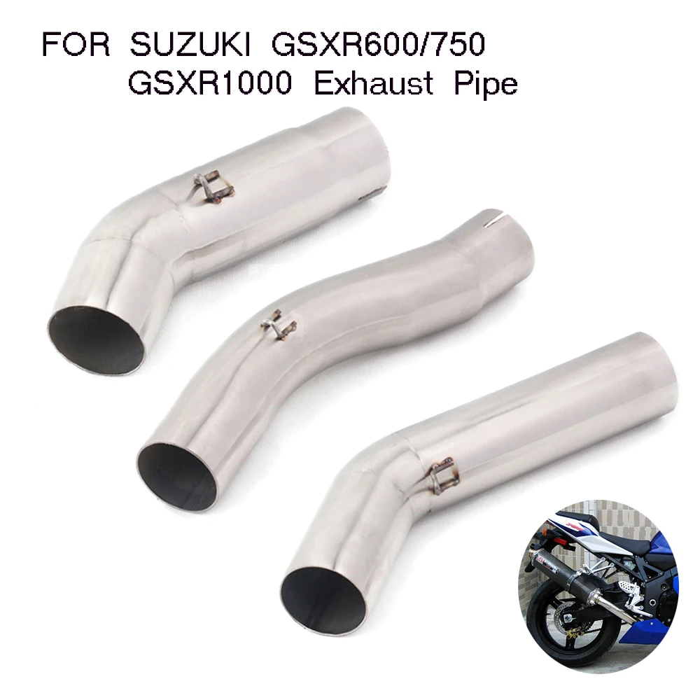 GSXR 1000 GSXR600 GSXR750 глушитель выхлопной трубы средней длины полная система скольжения