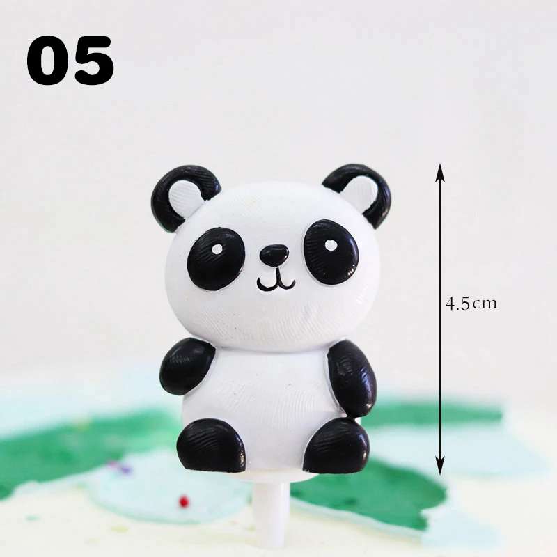 Игр тема джунгли мультфильм животных торт фигурки жениха и невесты Лиса панда