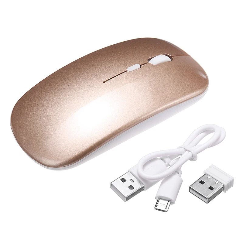 

Pohiks 1pc bluetooth +2.4G Wireless Mouse 1600DPI 4 Buttons Ergonomics Optical Mice Dual Mode For PC Laptop Accessories