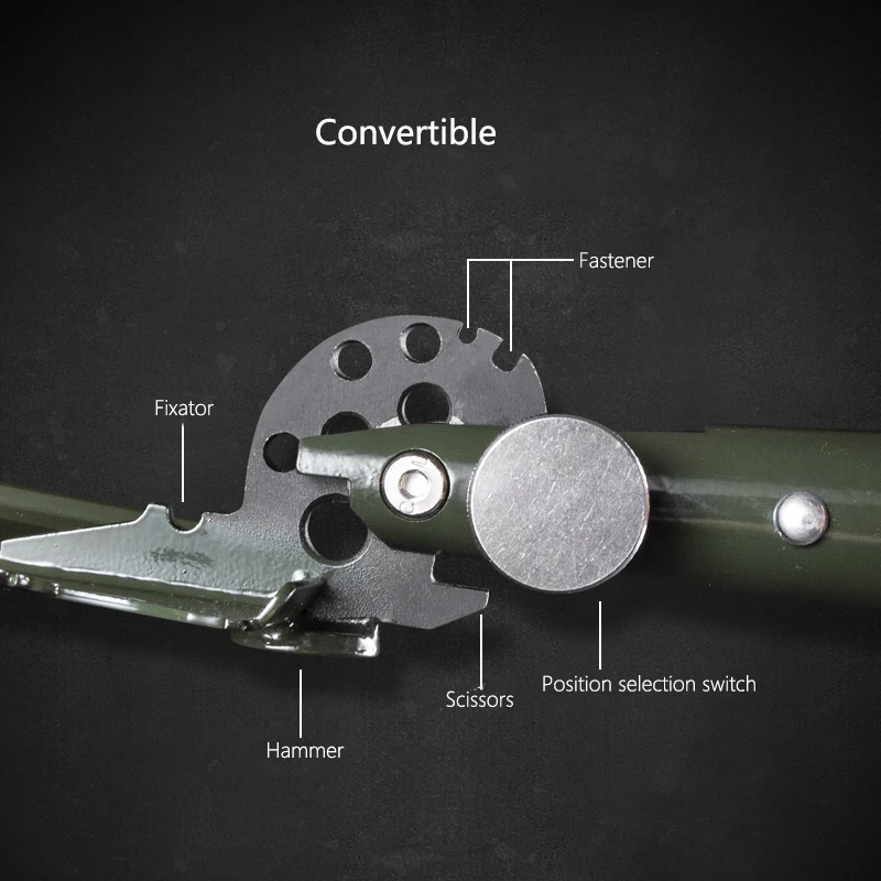 Уличное оборудование многофункциональная маленькая лопата для кемпинга оружие