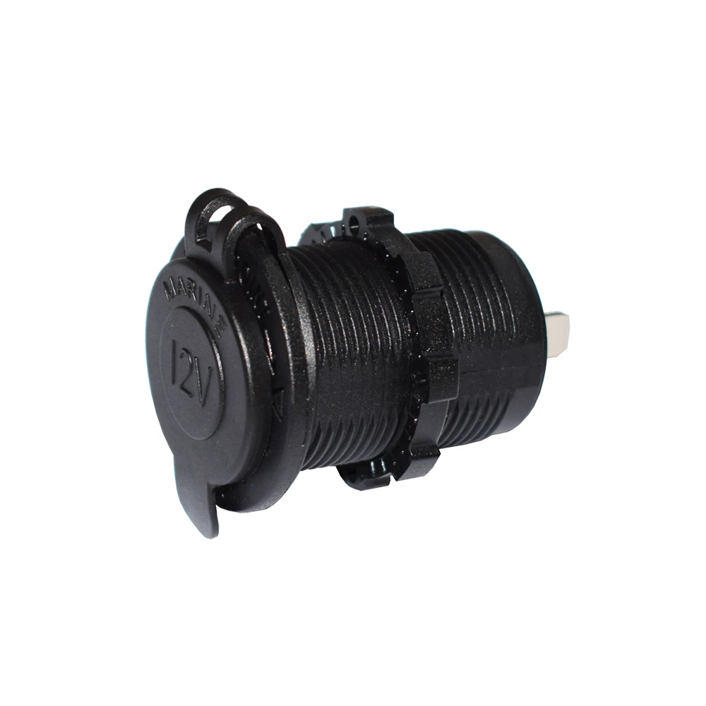 

Cigarette Lighter Socket 12V/24VWaterproof Car Boat Motorcycle Cigarette Lighter Sockets Power Plug Outlet