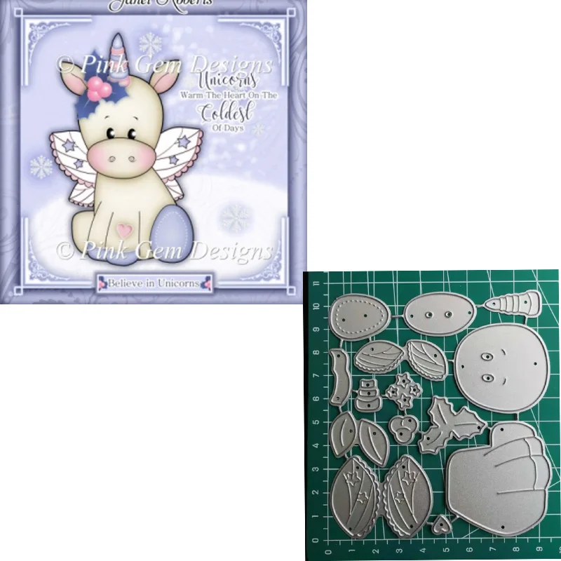 

unicorn metal cutting dies cut die Scrapbook paper craft knife mould blade punch stencils dies