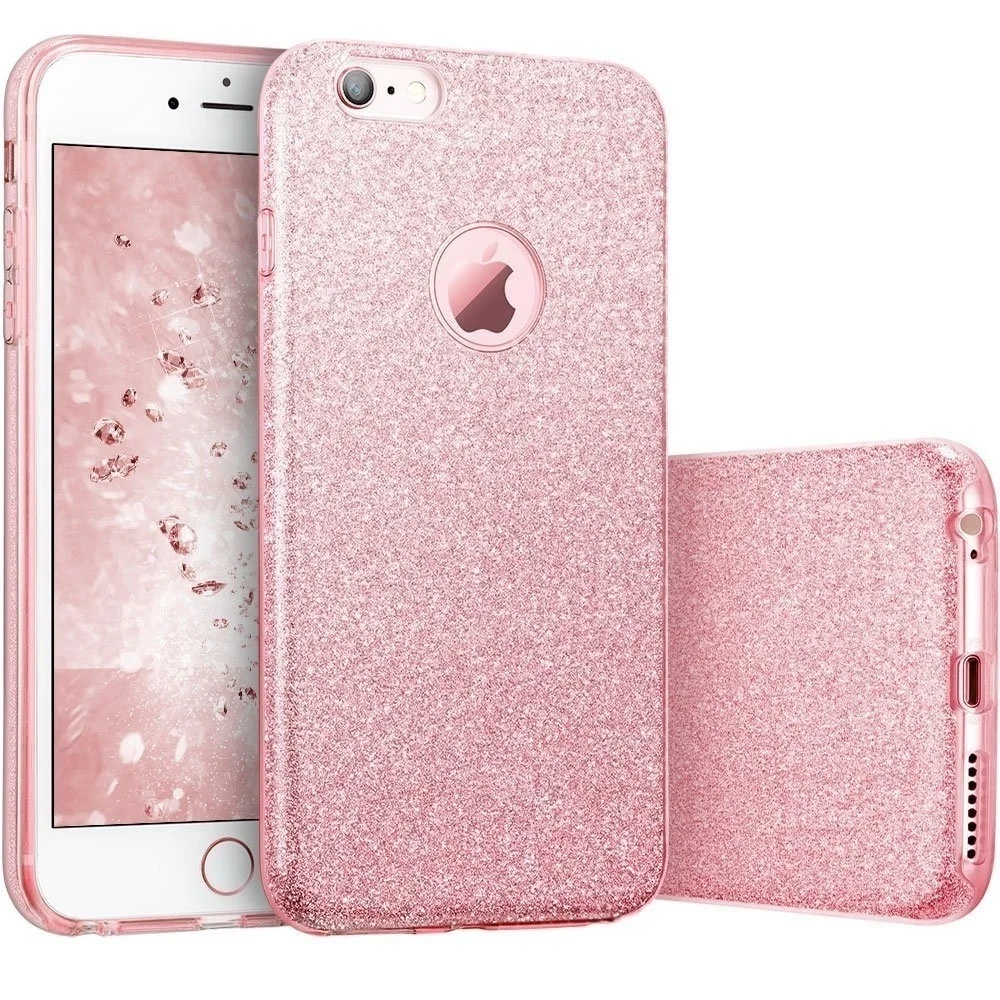 Модный Блестящий чехол со стразами для IPhone 8 7 6 6S Plus мягкий силиконовый iphone X XS 11 Pro