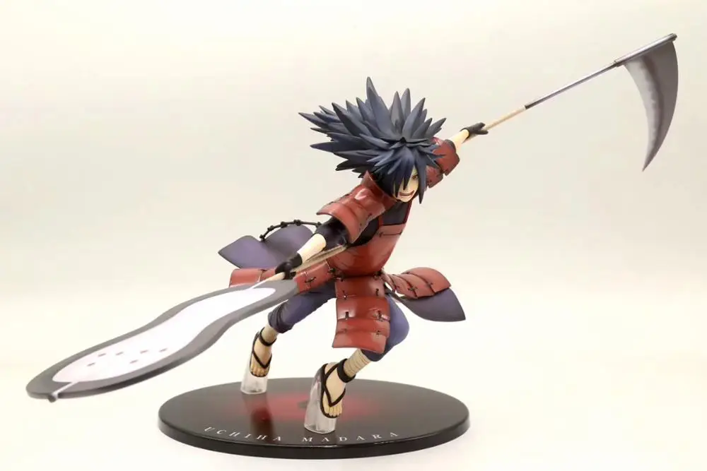 Наруто Учиха Мадара ПВХ фигурка 220 мм Аниме Shippuden Madara Статуя Коллекционная модель