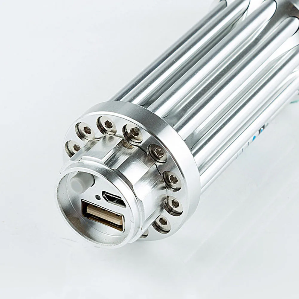 USB Перезаряжаемые самый мощный лазер формата Blue Ray указатели встроенный Батарея