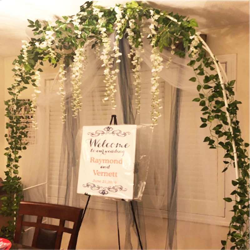 Свадебное украшение искусственные тропические растения венок из винограда и