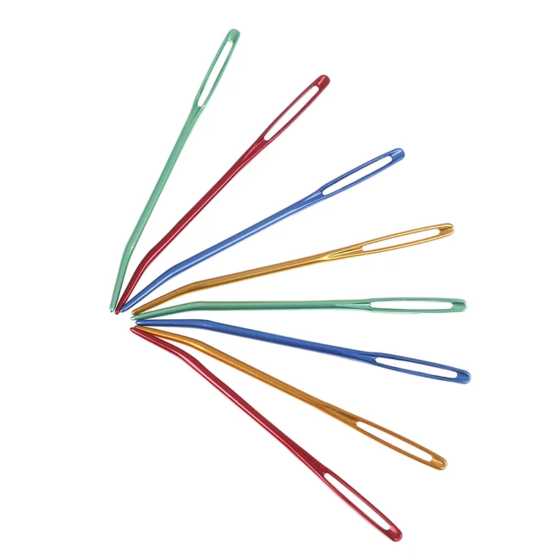 Горячая Распродажа 2 шт. алюминиевая искусственная Гобеленовая спица для вязания