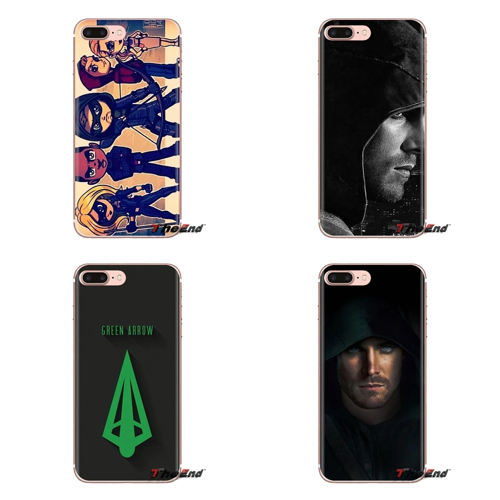 For iPhone XS Max XR X 4 4S 5 5S 5C SE 6 6S 7 8 Plus Samsung Galaxy J1 J3 J5 J7 A3 A5 TPU Case Justice League Green Arrow Oliver |