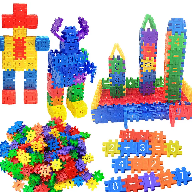 Креативный Детский конструктор сделай сам с цифрами игрушка для раннего