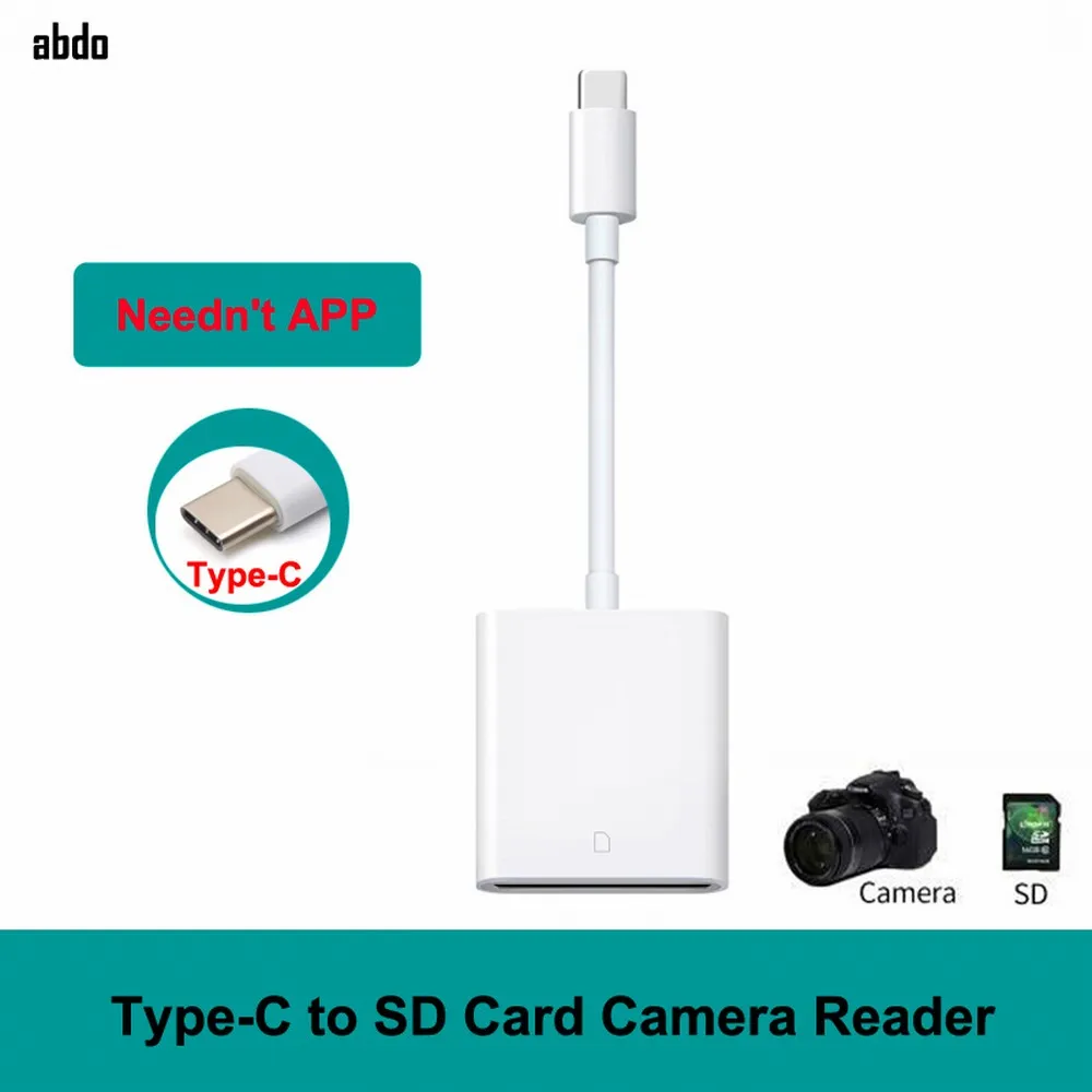 Needn Not APP SLR Camera kit Type C/Φ to SD кардридер совместимый адаптер кабеля для передачи