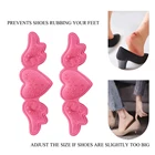 Женские стельки для обуви на высоком каблуке с бабочкой, регулируемый размер, подкладка для пятки, защитная наклейка, снятие боли, уход за ногами, вставка, подушка