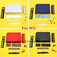 for wii full shell housing case replacement for nintendo wii game console cover with little parts 8 colors case dropshipping