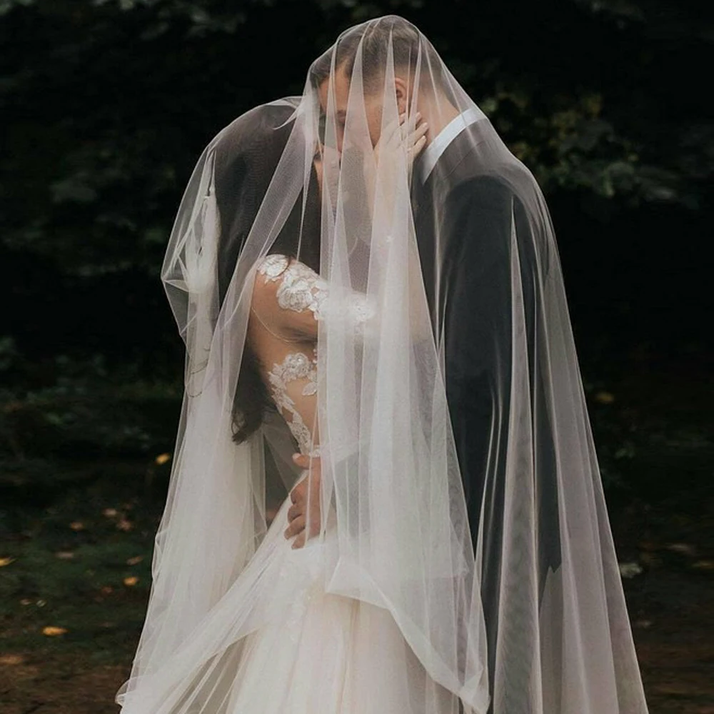 

Фата свадебная Однослойная из тюля, длина 3 м