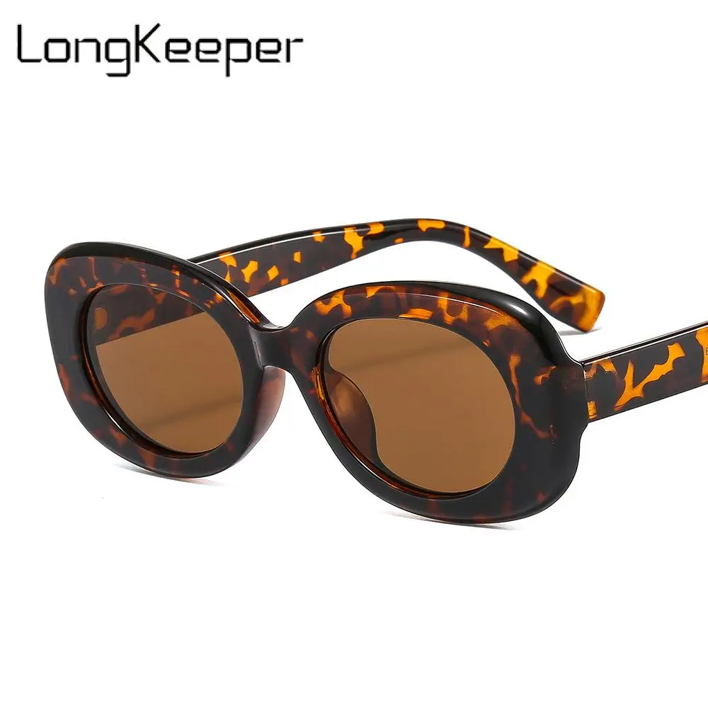 

Retro Small Oval Sunglasses Women Vintage Cat Eye Sun Glasses Brand Designer Leopard Punk Stylish Sunglasses Lentes De Sol