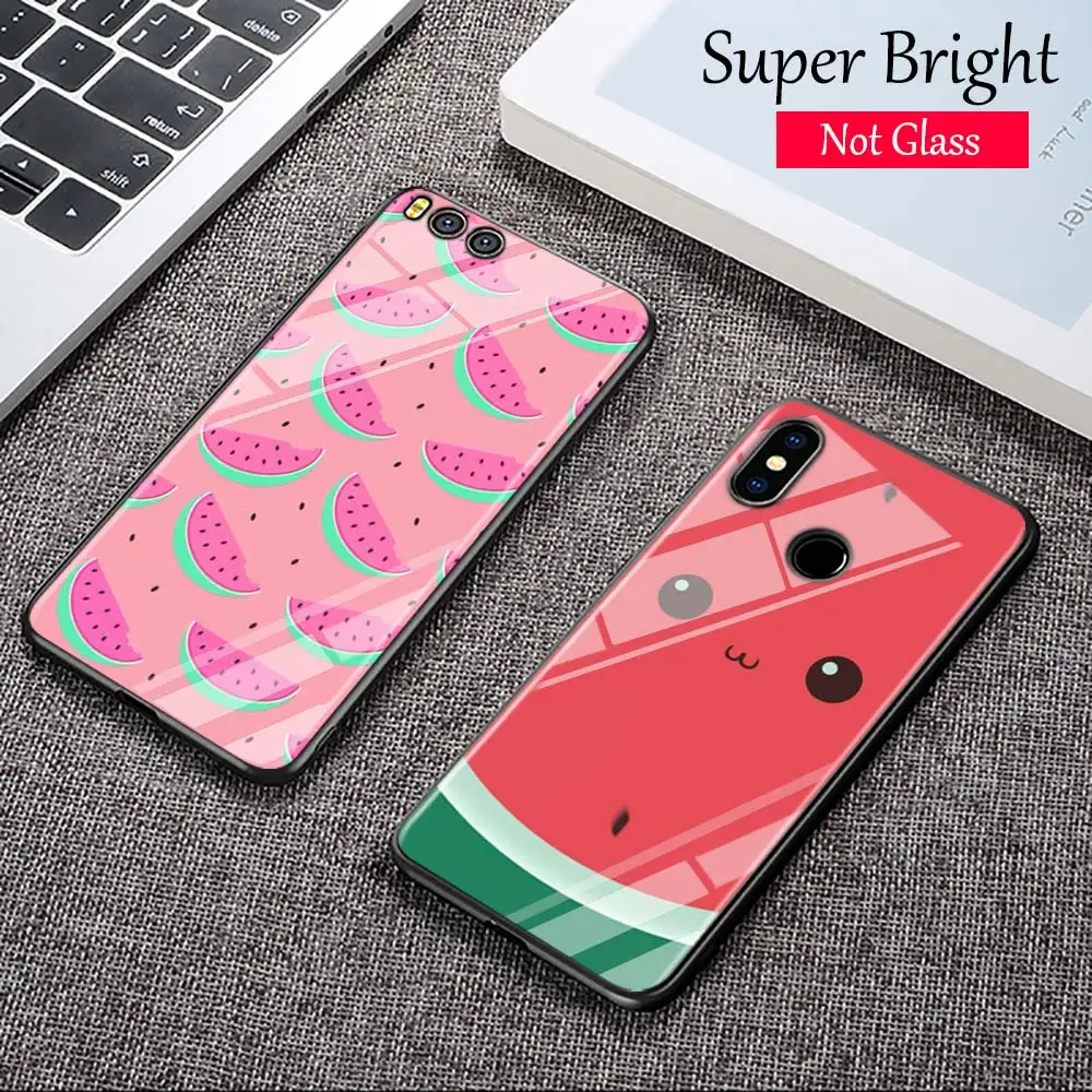 Модный чехол с черными летними фруктами для Xiaomi Mi A1 A2 5X 6X 6 8 9 9SE CC9 F1 9T 9tpro Play