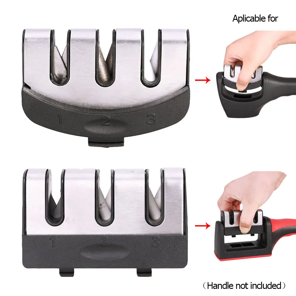 3 этапа Профессиональный Ножи точилка заменитель Кухня точильный камень