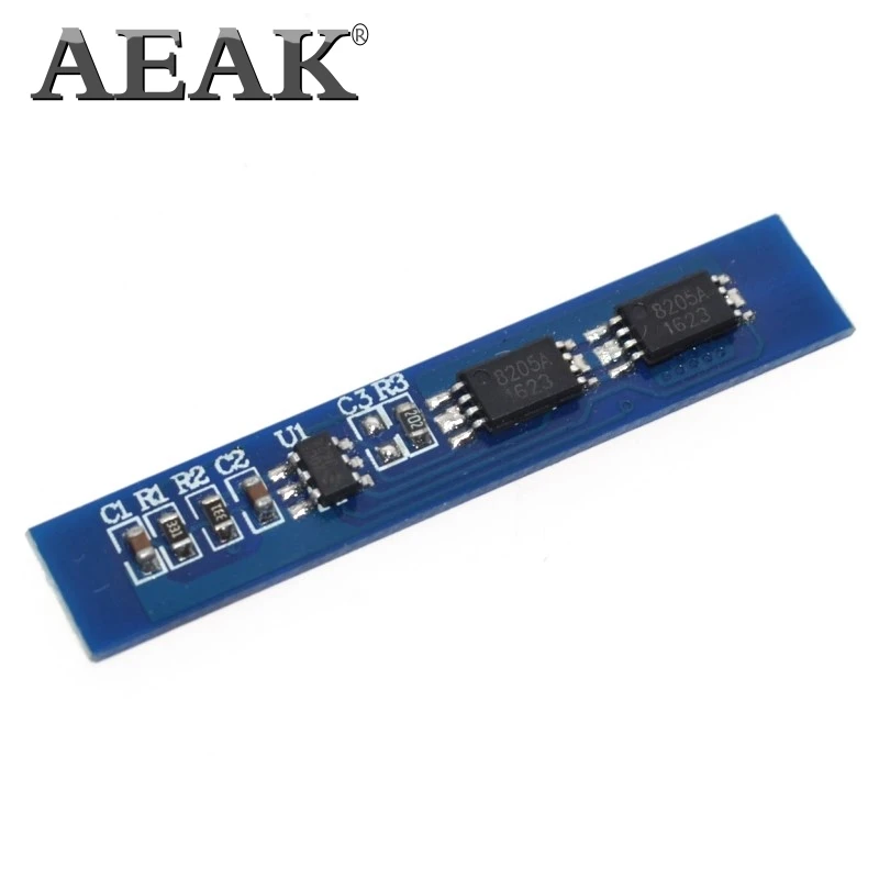 Защитная плата AEAK 2S 3A bms pcm для зарядки литий ионных аккумуляторов 7 4 В 8 в 18650|bms