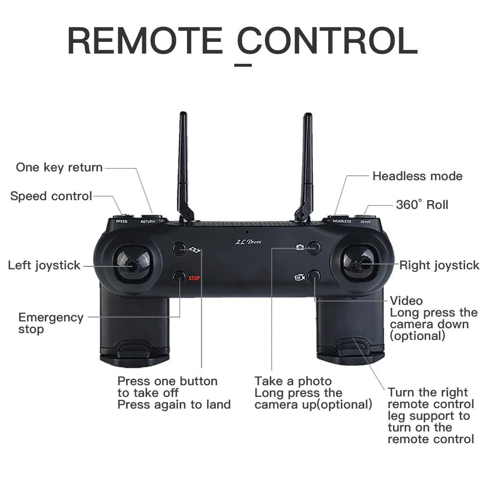Профессиональный складной Дрон с двойной камерой 1080P 4K селфи Wi Fi FPV оптический