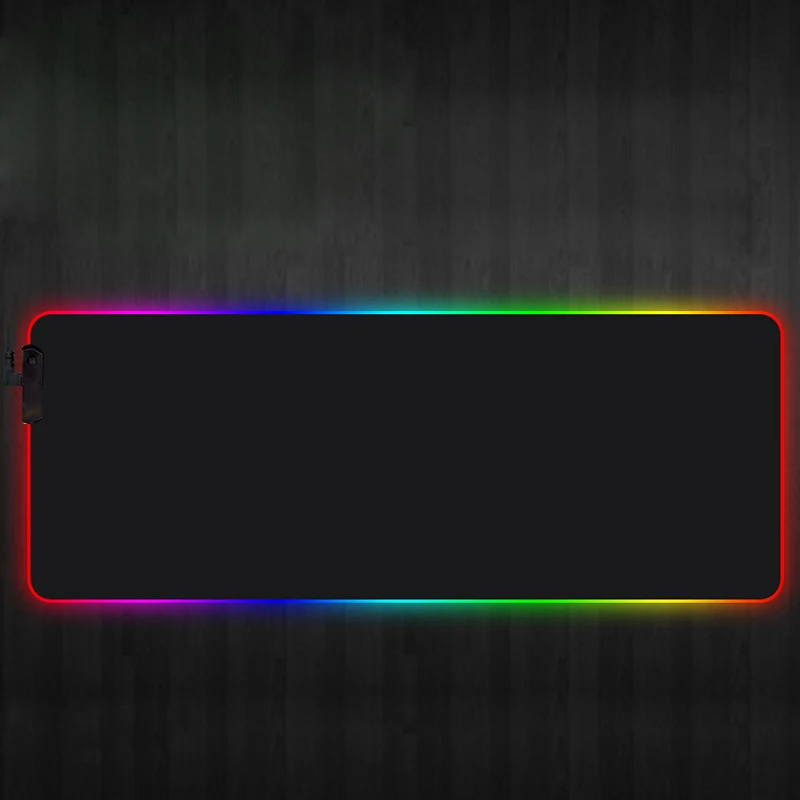 HECULAS игровой коврик для мыши RGB светодиодный коврик 7 цветов коврик для мыши 25x35 см 35x75 см