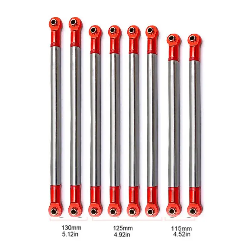 Металлическая тяга для радиоуправляемых автомобилей Scx10 металлическая 115 мм 125 130