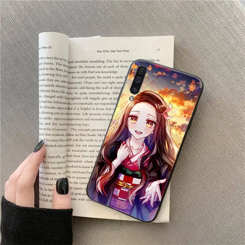 

Anime Demon Slayer Kimetsu no Yaiba Phone Case For Samsung galaxy S 9 10 20 A 10 21 30 31 40 50 51 71 s note 20 j 4 2018 plus