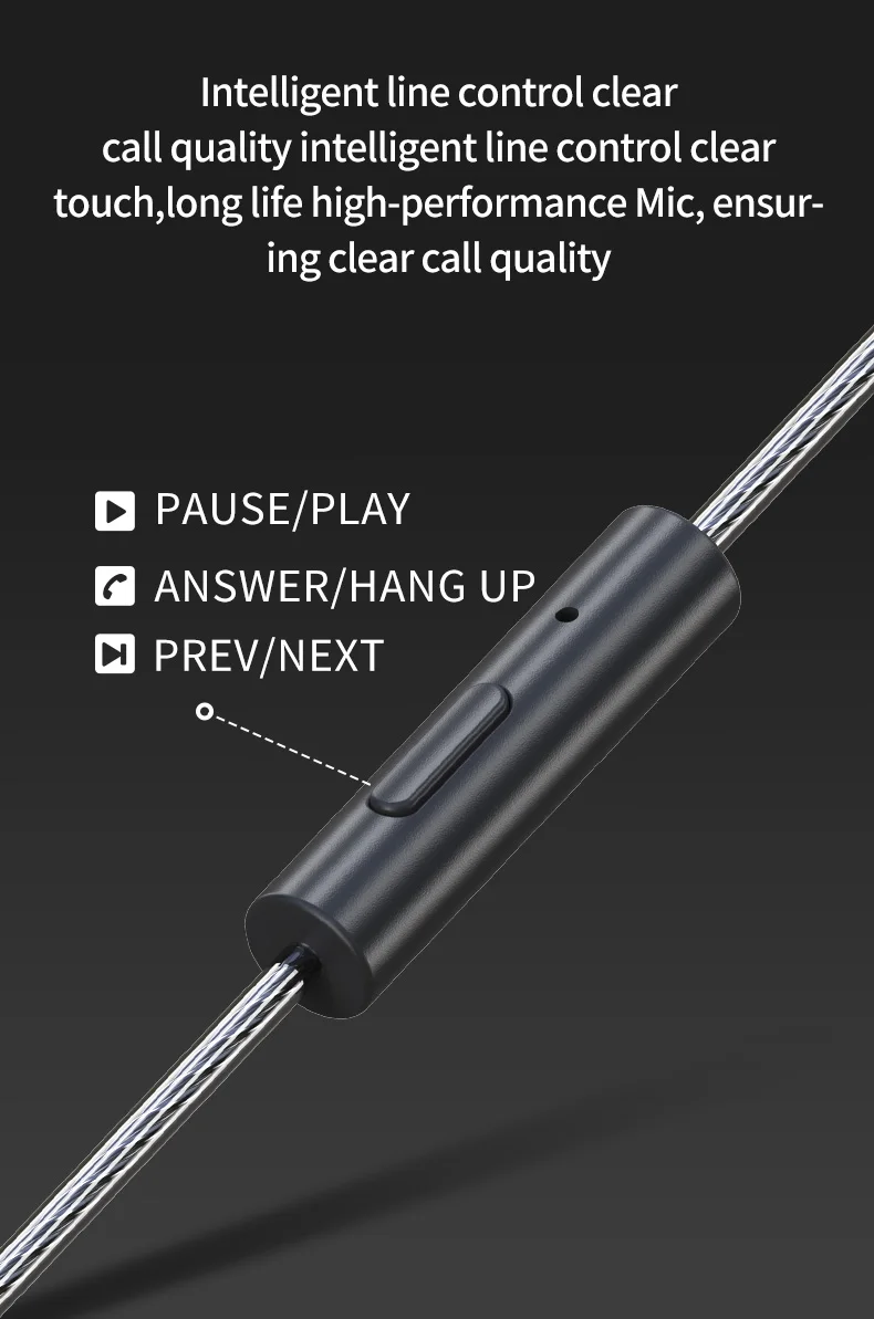 Проводной HIFI монитор наушники Bluetooth тройной драйвер Hi Res Съемный разъем