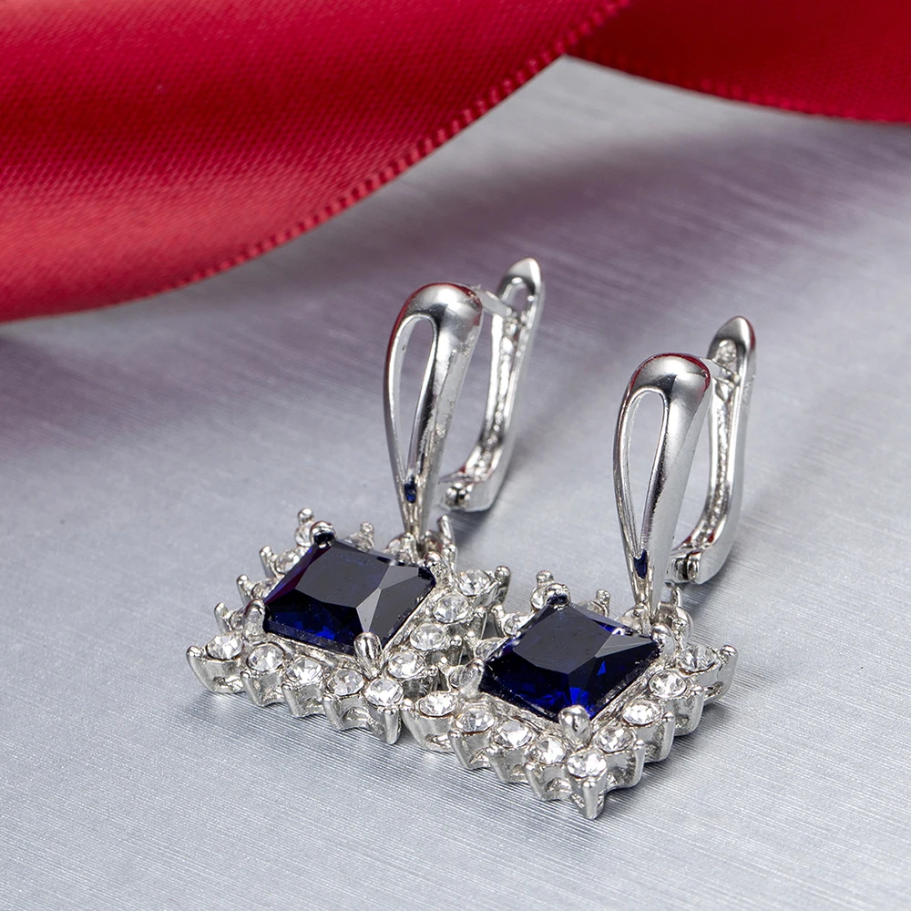 Женские винтажные квадратные серьги обручи индийские ювелирные изделия висячие