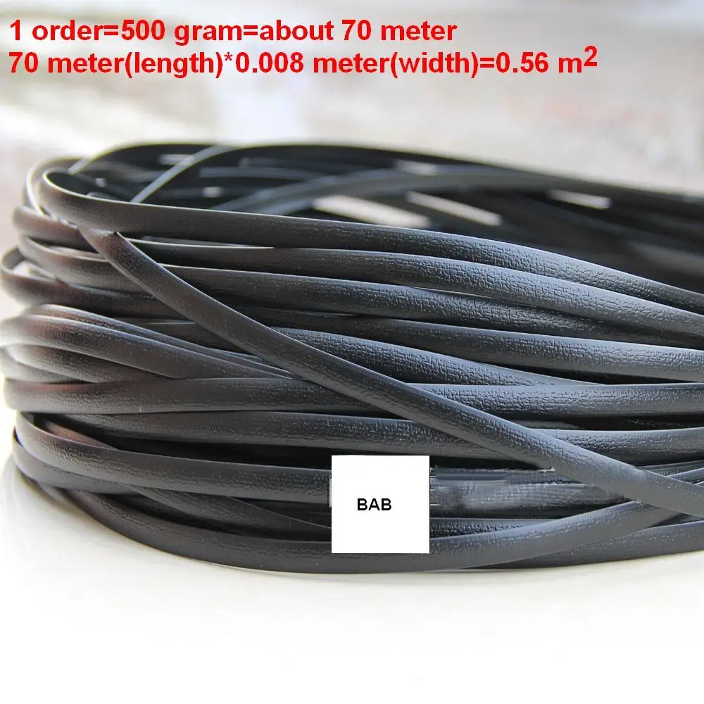 Черный плоский синтетический ротанговый Плетеный материал пластиковый ротанг