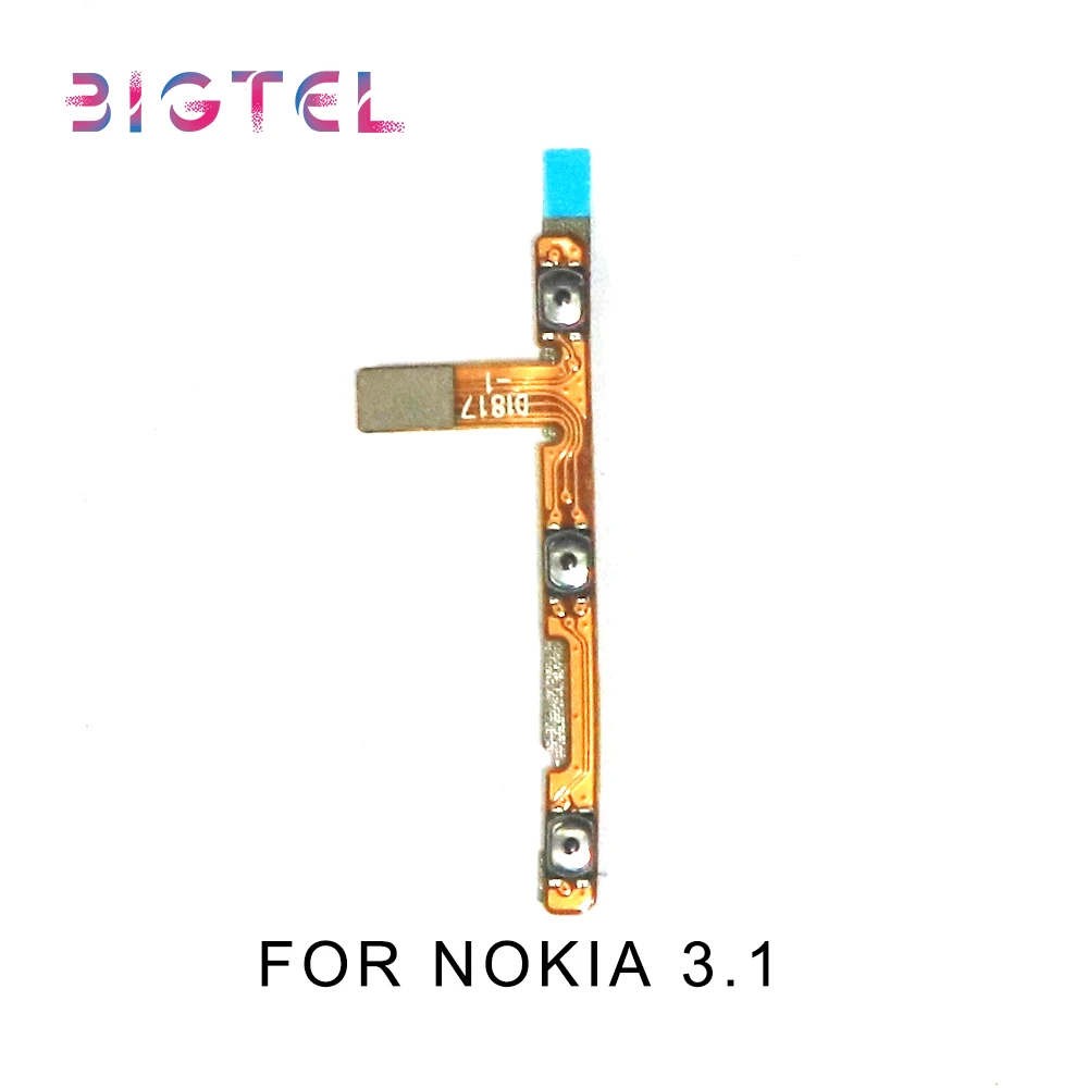 

5 Pcs/Lot 100% Original For Nokia 3 3.1 Side Power Volume Flex Cable Ribbon Repair Spare Parts