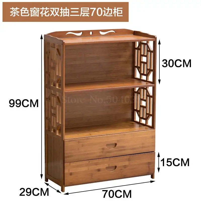 Многофункциональный стеллаж для чайника небольшой чайного набора деревянный