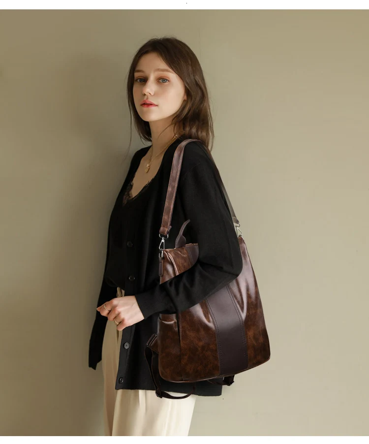 Женская сумка Mochila Masculina, Большая вместительная сумка через плечо, Модный повседневный рюкзак высокого качества, Женская многофункциональная сумка