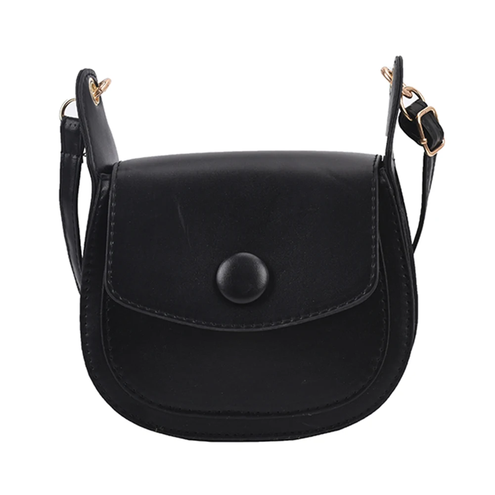 

Fashion Women PU Leather Pure Color Shoulder Crossbody Messenger Bag Casual Ladies Mini Saddle Handbag Flap Purse