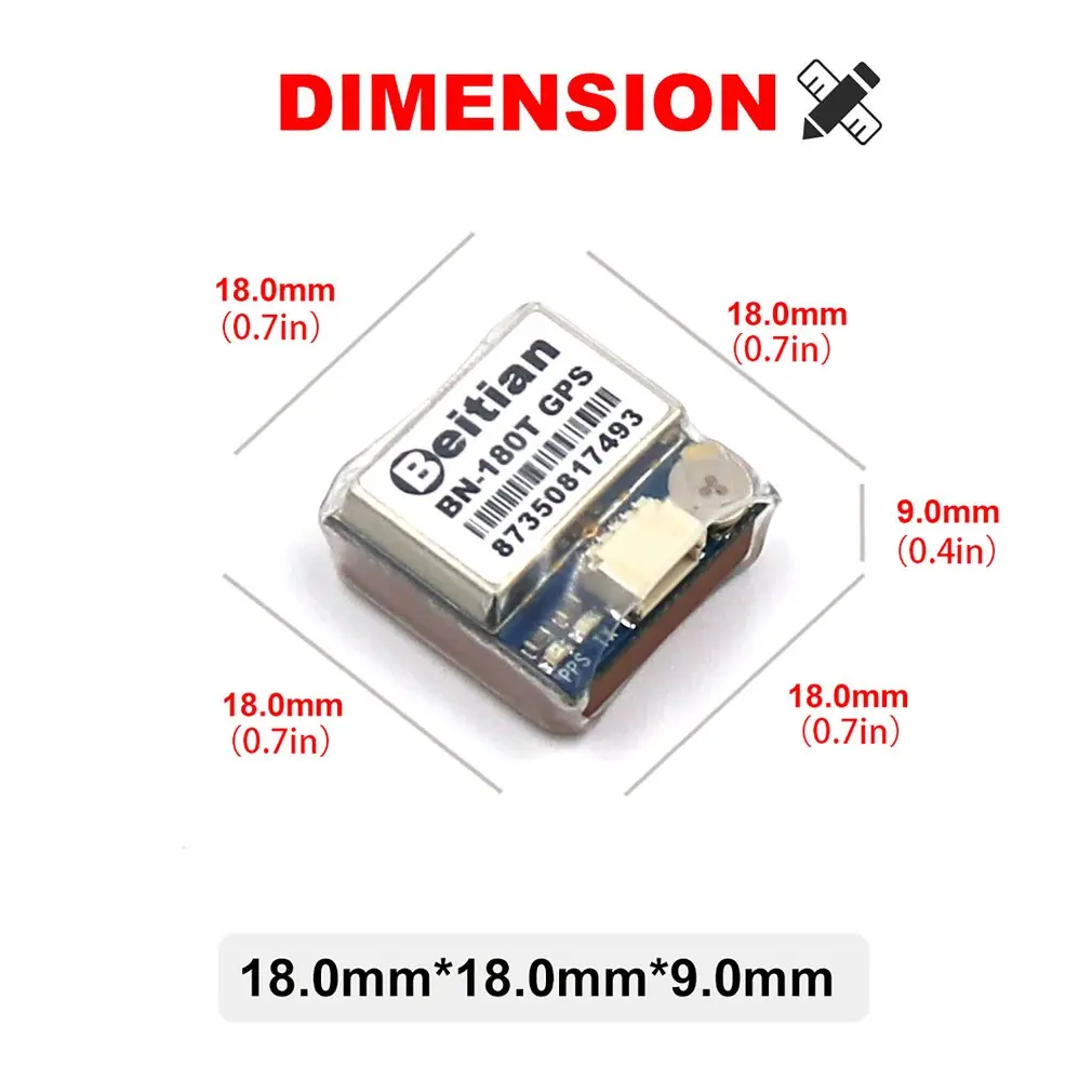 Новый металлический телефон GPS GNSS Модуль UART TTL уровень для APM Pixhawk CC3D Naze32 F3 F4