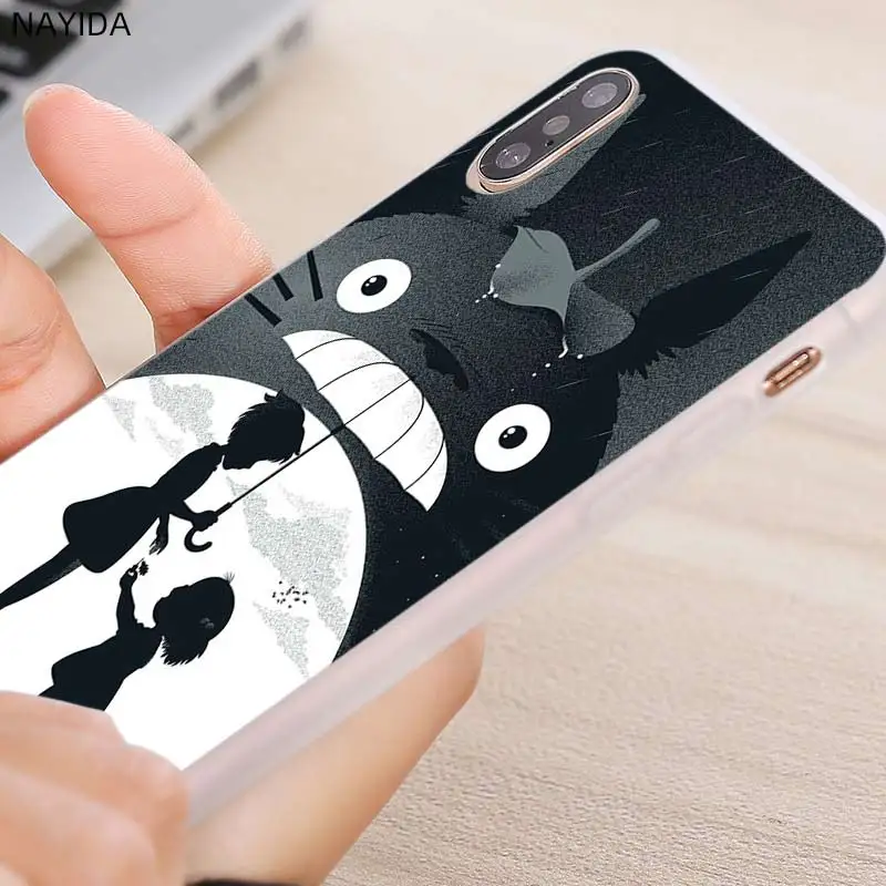 Мягкий силиконовый чехол для Huawei P50 P40 P30 P20 Lite Pro P Smart Z 2019 2020 МИЛЫЙ Тоторо Spirited Away