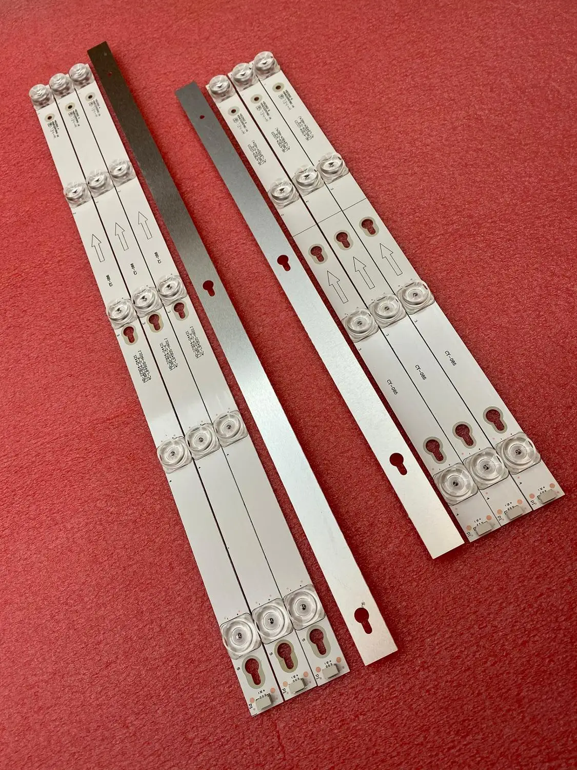 10 шт./набор = 80 шт. светодиодный Подсветка полосы для Toshiba 49L2600 L49S4900 49U7800 49P2US 49L2900