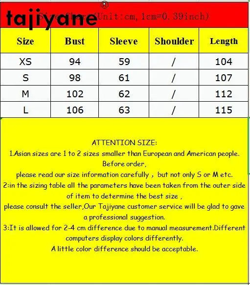 

Tajiyane Women's Jacket Woman 100% Wool Jackets Winter Coat Women Double-sided Cashmere Coats High-end Cloth Abrigo Mujer TN1562