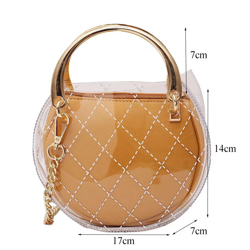 

Women PVC Diamond Lattice Shoulder Bag Small Womens PU Leather Messenger Bags Casual Phone Jelly Crossbody Bag Tote Handbag