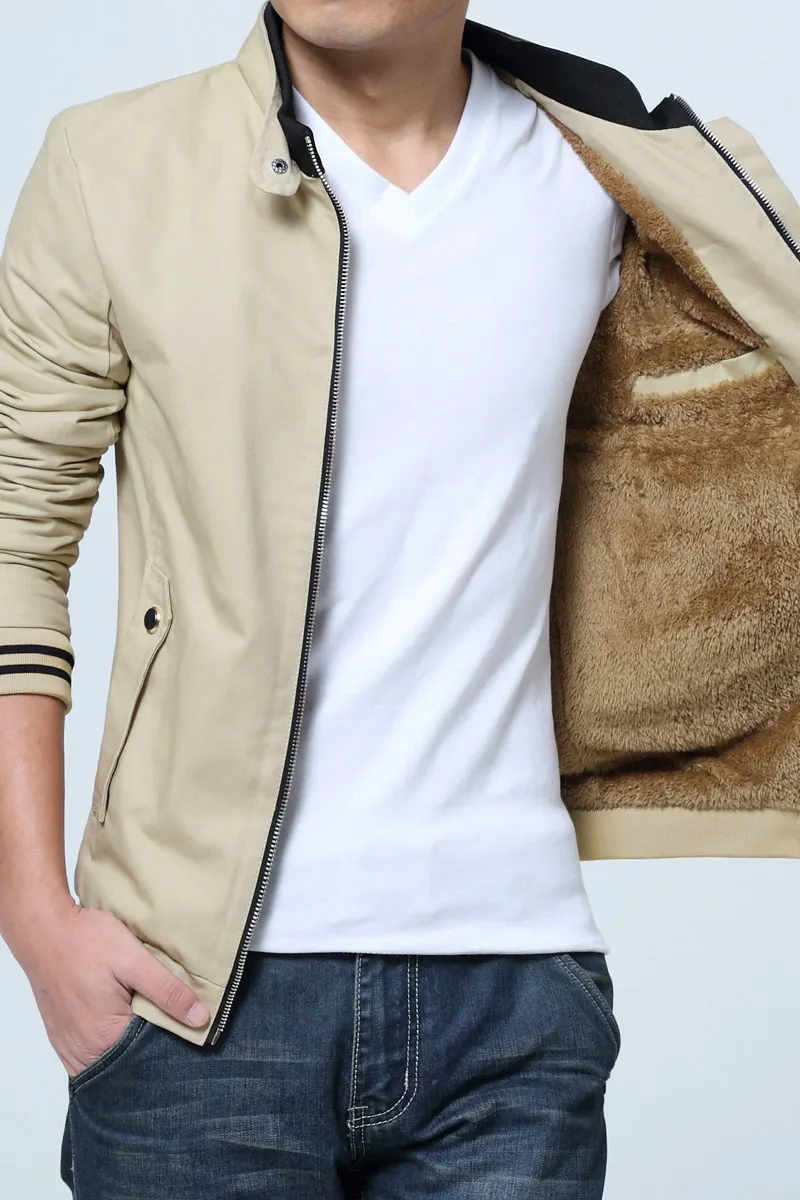 

2021 Men's Bomber Jacket Korean Version Winter Jacket Parka Youth pop Warm Clothing Fashion Casual Large Mens 100% Cotton