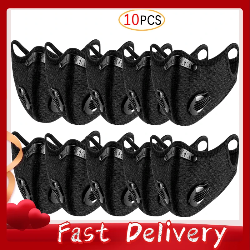 Велосипедная маска для лица с фильтрами PM 2 5 велосипедная защитой от загрязнения